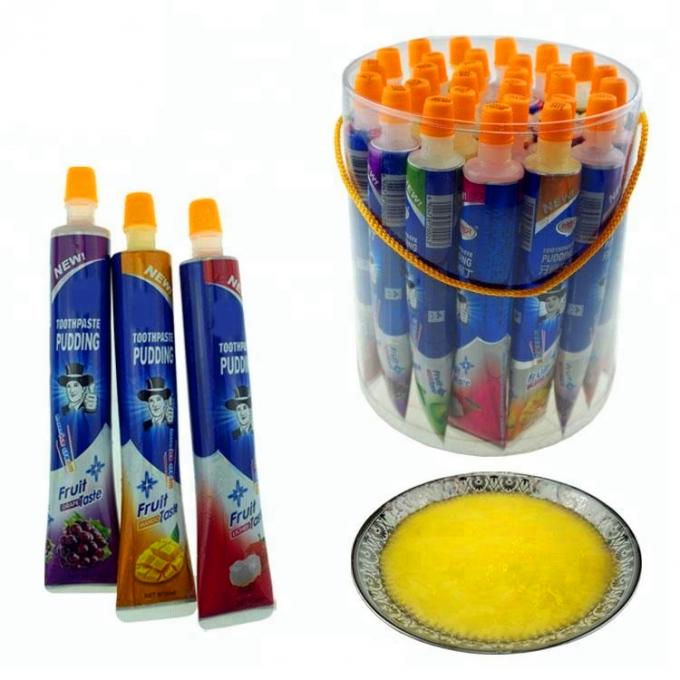 Gelatina di frutta liquida della frutta di Candy della gelatina di frutta di forma del dentifricio in pasta per i bambini